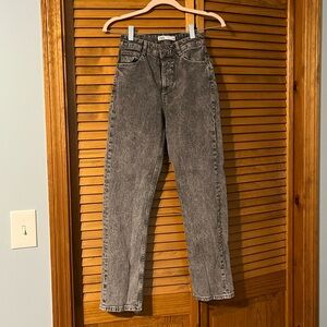 Zara Gray Washed Jeans